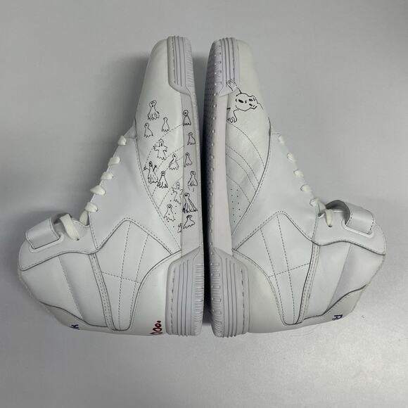 Reebok Ex-O-Fit Clean High SZ 8.5 White Bait Stranger Things Ghostbusters CN3570 main image 7
